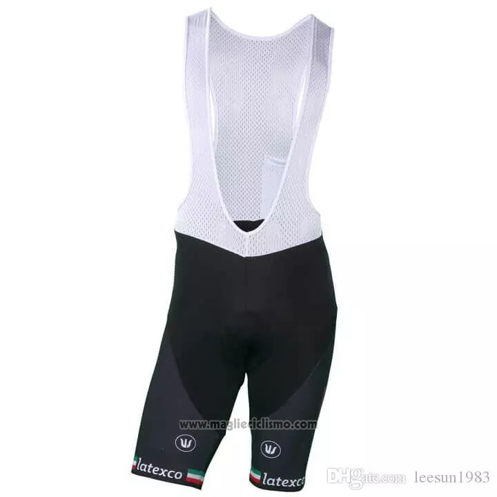 2018 2019 Abbigliamento Ciclismo Quick Step Floors Campione Italia Manica Corta e Salopette